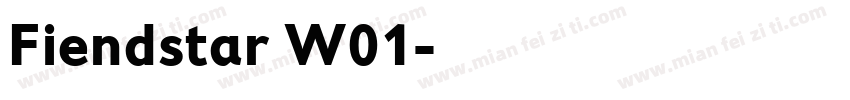 Fiendstar W01字体转换